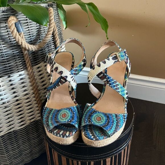 Summer wedges sandals - Picture 2 of 11